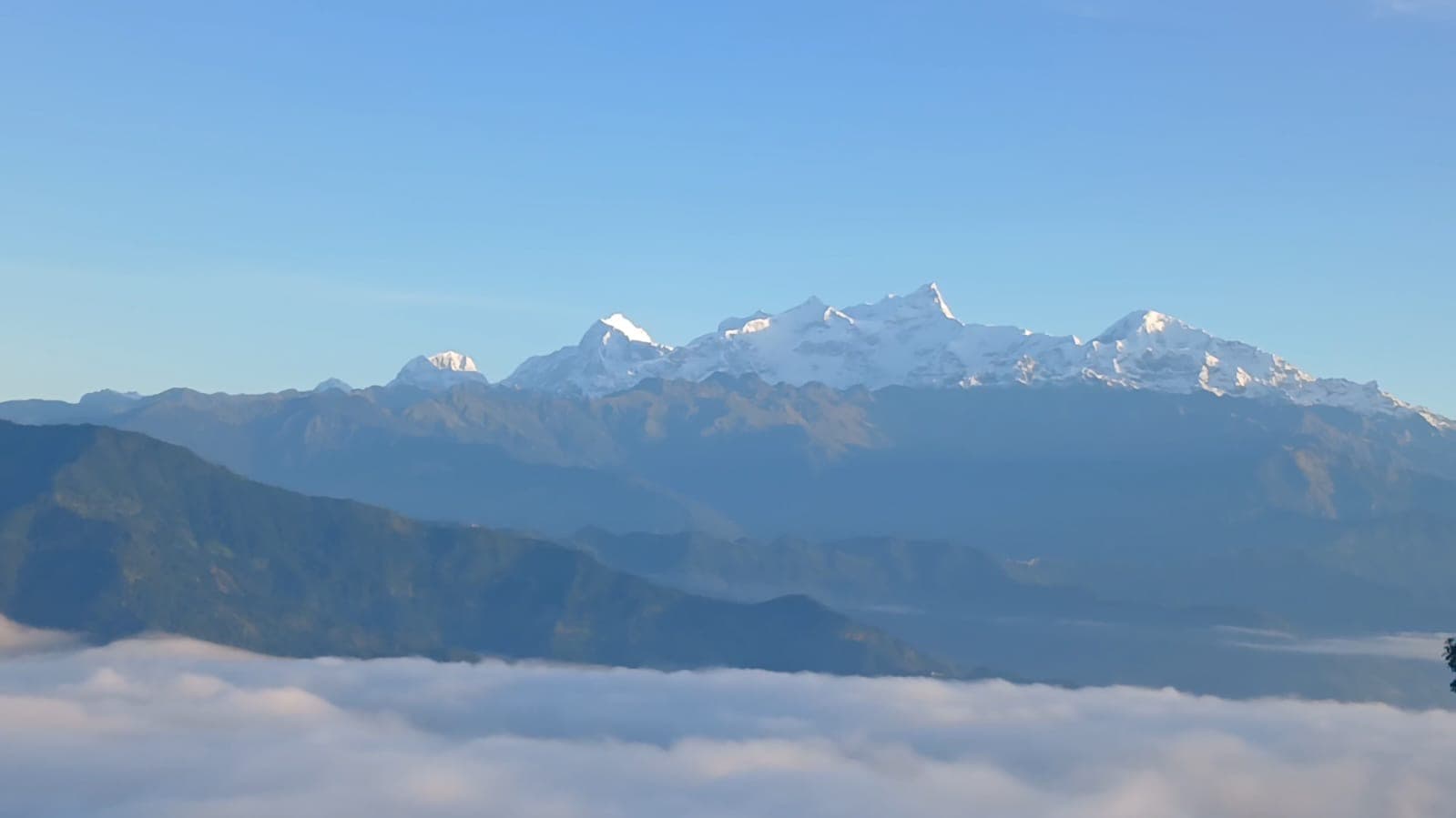 Manaslu mountain view